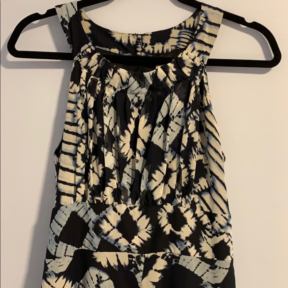 Dressbarn | Navy Handkerchief Maxi Dress | Size 12